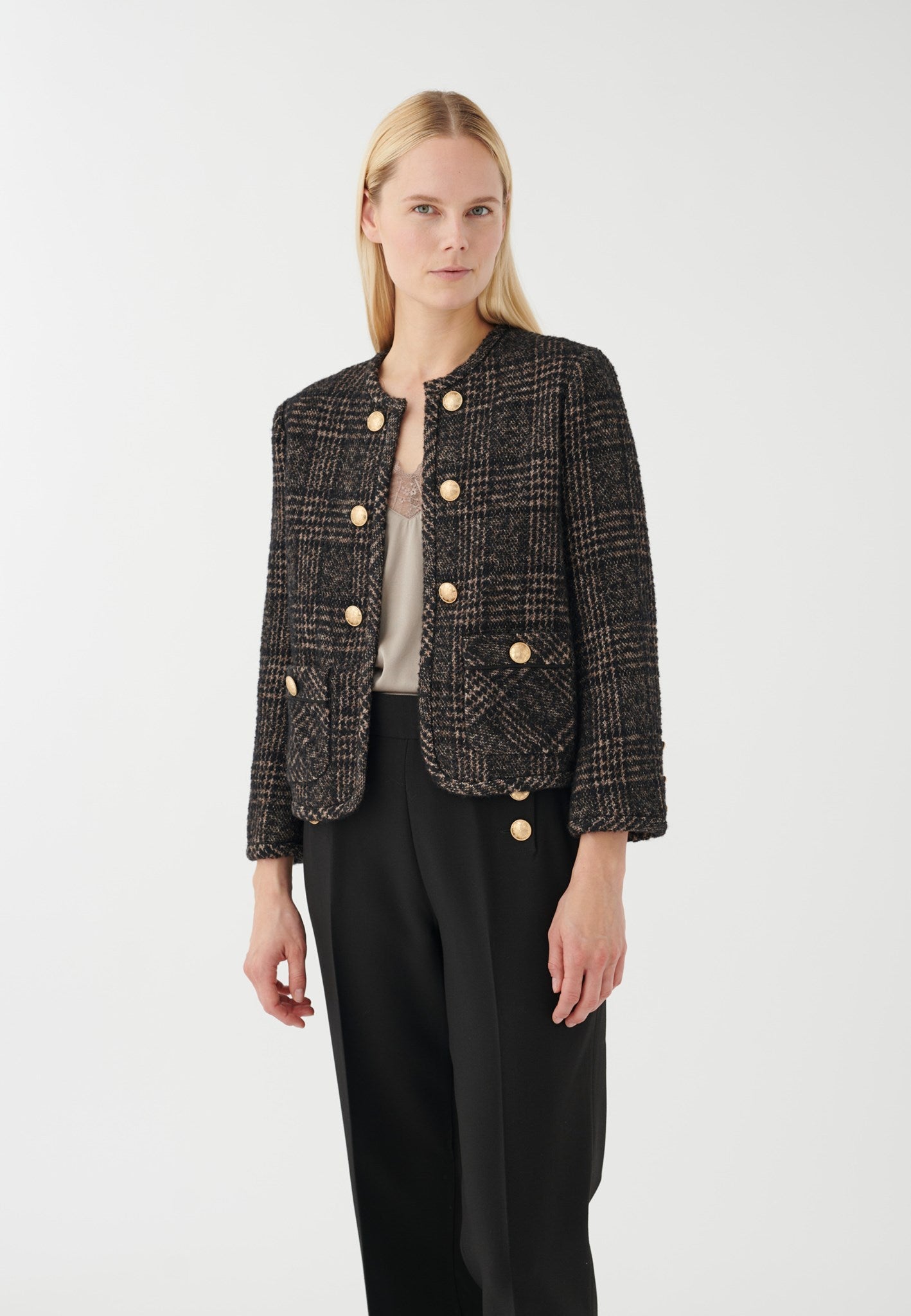 dea kudibal NellaDEA - Jacket - Cafe au Lait Check