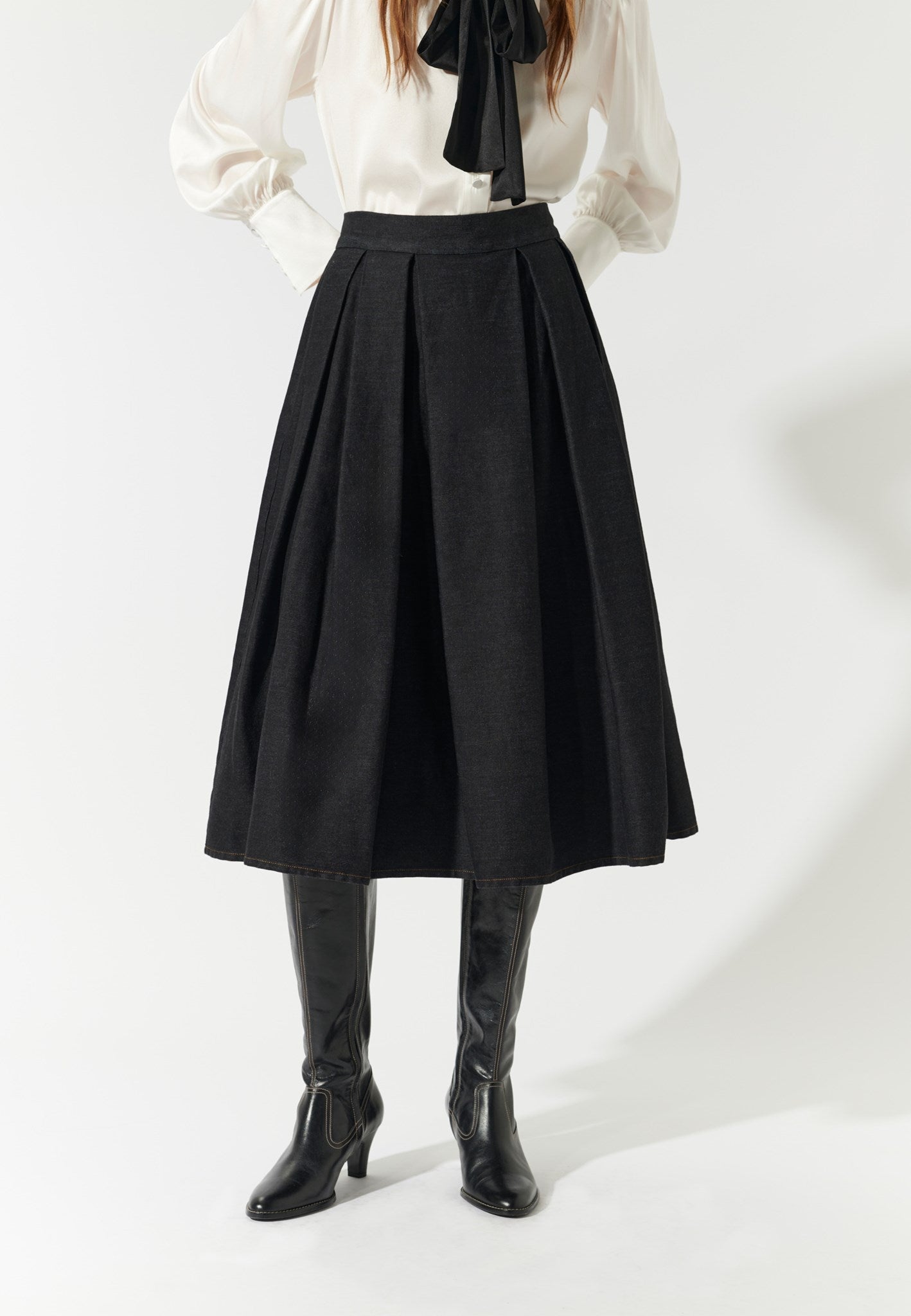 dea kudibal AbeyDEA - Skirt - Raw Blue