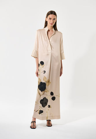 dea kudibal silk dress DEA KUDIBAL LeandraDEA Silk Dress in Paeonia Skyway Blue M